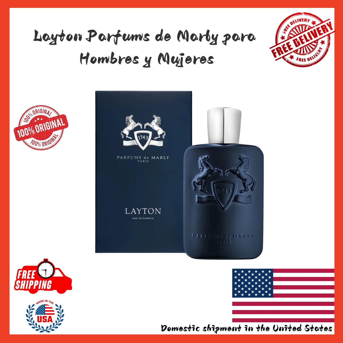Home Bar Accessories - น้ำหอม Parfums De Marly Layton ขนาด