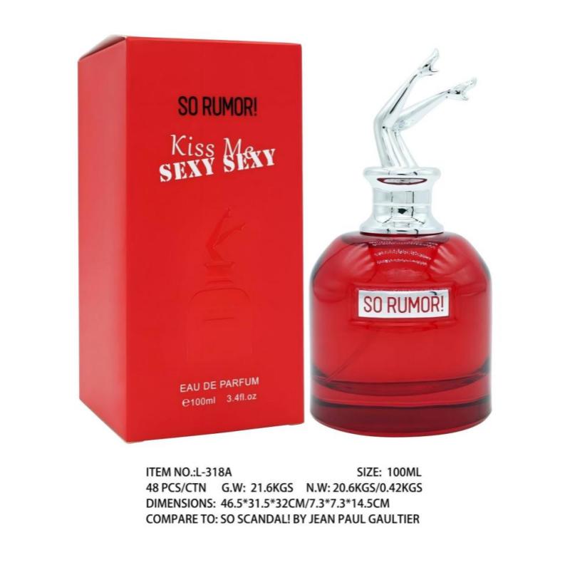 Home Bar Accessories - น้ำหอมผู้หญิงสุดหรู 100 มล. กลิ่นติดทนนาน ขวดทรง Scandal