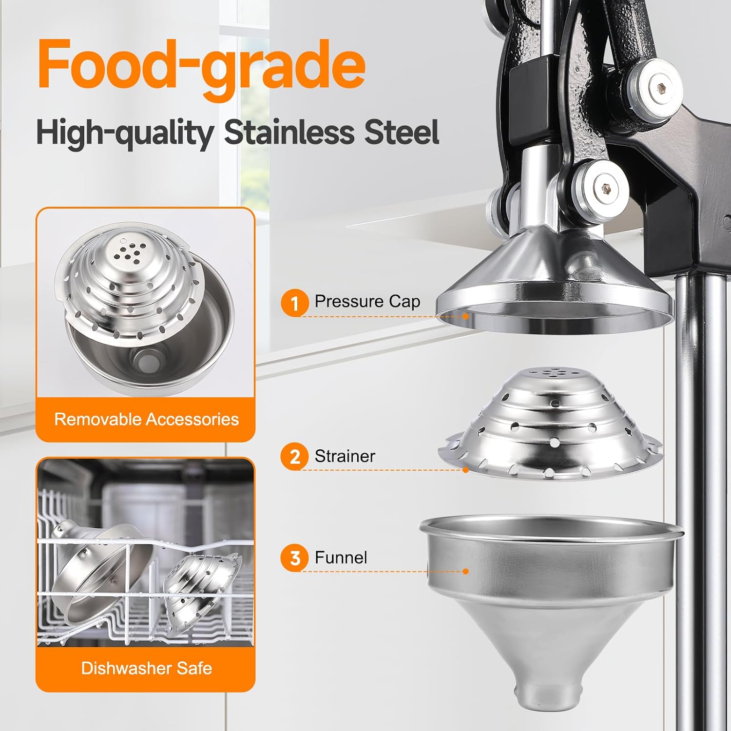 เครื่องคั้นน้ำผลไม้แบบมือหมุนท - Citrus Juicer Bar บทวิจารณ์และราคา